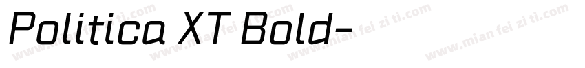 Politica XT Bold字体转换